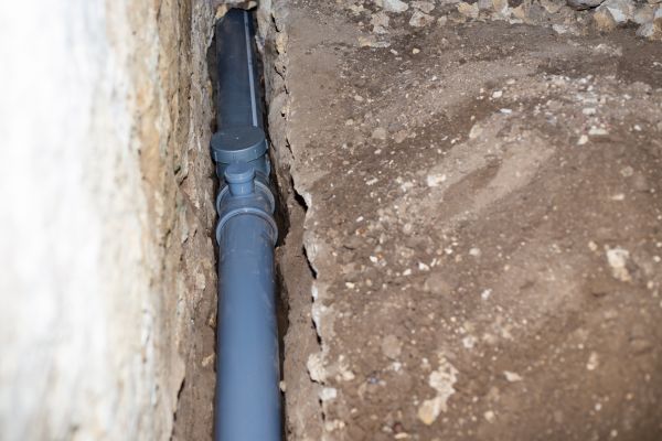 Drain Line Installation in Longmont